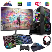 i7 14700F 32GB DDR4 1TB M2 6GB RTX3050 24" Monitörlü Oyun Bilgisayarı (Gaming SET) thumbnail 1