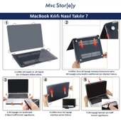 Macbook Pro Kılıf 13inç M1-M2, Mermer11NL (Type-c'li Model)A2338 A2289 A2251 A1706-08 A1989 A2159 ile Uyumlu - 10