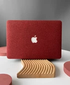 MacBook Kılıfı MacBook Pro m1-m2 13inç ile uyumlu Simli Taşlı Kılıf G1505 (Type-c'li Model 2016/2022 yılı) - 7