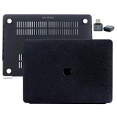 MacBook Pro 13 Kılıf Simli Parlak Vinil Sert Hard Case TPU Taban İnce Hafif M1-M2 Type-C 2016-2022 thumbnail 3