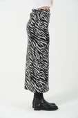 Kalem Etek Zebra Desen Mevsimlik Kumaş Esnek Korse Kemer Maxi Boy 96cm - 6