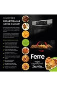 Ferre Luxury Mega Serisi Gri Ankastre Set ( D079 - cs208 - Xe63cpr ) - 7