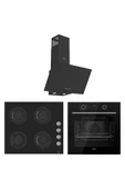 Ferre Black Mila Fryart Ankastre Set (D086+CS205+XE63CS) - 1