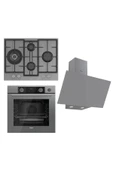 Steamart&fryart Serisi Buharlı Pişirme Gri Set (ed078 + Xe64cpr +d079 ) - 1