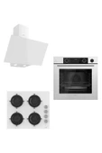 Ferre Steamart&fryart Serisi Buharlı Pişirme Beyaz Set (cs206 + Xe64cb +d078 ) - 1