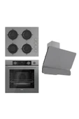 Ferre Steamart&fryart Serisi Buharlı Pişirme Gri Set (cs208 + Xe64cpr +d082 ) - 1