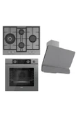 Steamart&fryart Serisi Buharlı Pişirme Gri Set (ed078 + Xe64cpr +d082 ) - 1