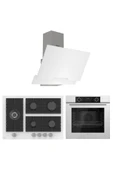 Ferre Fryart Bl Modüler Serisi Beyaz Ankastre Cam Set (d064 + Bl136 + Xe63cb) - 1