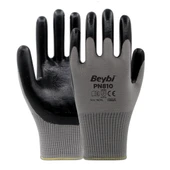 Beybi PN810 Nitril Eldiven Kalın Kaplama Siyah 10 No thumbnail 2
