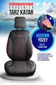 Panda Bakü Serısı Keten Kumaş Oto Koltuk Kılıfı - Tam Set - 5