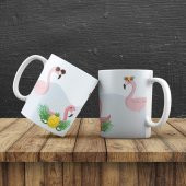 Flamingo 2 Li Set Flamingo Işıklı Biblo Flamingo Kupa - 3