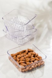 Akrilik Şeffaf 4lü Tek Kapaklı Kahvaltılık & Sunumluk - 5