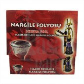 Hazır Kesilmiş Kare Nargile Folyosu Ücretsiz Kargo - 1