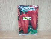 Kırmızı Yağlı Etli Biber Tohumu Paket Ücretsiz Kargo - 1