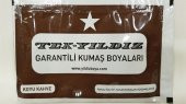 Yıldız Toz Kumaş Boyası Koyu Kahverengi Renk Ücretsiz Kargo - 1