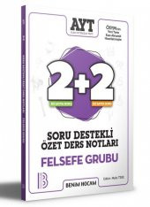 Benim Hocam Yayınları 2021 AYT Felsefe Grubu 2+2 Soru Destekli Özet Ders Notları - 1