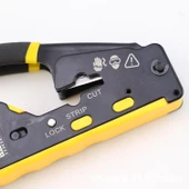 Crimper RJ45 Sıkma Aracı, Ağ Tel Soyucu Kablo Kesici,Hepsi bir arada 6P-RJ11/12 8P-RJ45 Crimper,, - 3