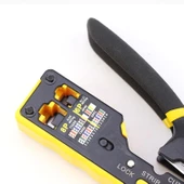 Crimper RJ45 Sıkma Aracı, Ağ Tel Soyucu Kablo Kesici,Hepsi bir arada 6P-RJ11/12 8P-RJ45 Crimper,, - 2
