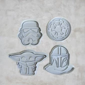 kurabiye kalıbı,star wars kurabiye kalıbı - 2