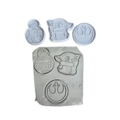 seramik kalıbı,kurabiye kalıbı,star wars çok amaçlı kalıp - 1