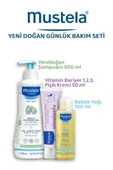 MUSTELA YENİDOĞAN ŞAMP. 500ML + MUSTELA PİŞİK KREMİ 50ML + BEBEK YAĞI 100ML - 1