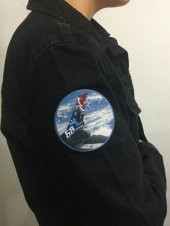 F16 TÜRK BAYRAKLI DİJİTAL BASKILI PATCH/PEÇ/YAMA/ARMA/STICKER - 2
