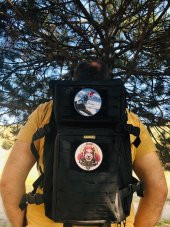 F16 TÜRK BAYRAKLI DİJİTAL BASKILI PATCH/PEÇ/YAMA/ARMA/STICKER - 3