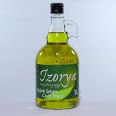 Natürel Sızma Mut Zeytinyağı Galon Cam Şişe 1 Litre - 1