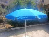 ESK 10 Telli Plaj Balkon Bahçe Şemsiyesi Eğilebilir 200 Cm Çap Kalın Kumaş (mavi) - 3