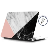 Macbook Pro Kılıf 15 inç Mermer09NL (Touchbarlı 15" Pro) A1707 A1990 ile Uyumlu - 6