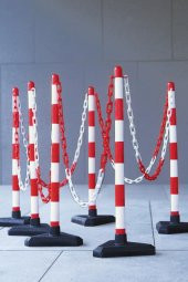 Mfk 8 Mm Plastik Zincir 10 Metre Kırmızı Beyaz Renk - 2