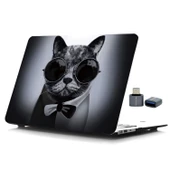 MacBook Pro 15 İnç Kedili Desen Sert Kılıf TPU Ince Hafif Tam Koruma A1707 A1990 Uyumlu thumbnail 5