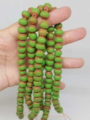 Yeşil Renk Sırlı Seramik Boncuk Dizi 8-9mm/29cm (54272) thumbnail 2