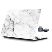 Macbook Pro Kılıf 15 inç Mermer11NL (Touchbarlı 15" Pro) A1707 A1990 ile Uyumlu thumbnail 2