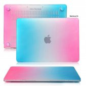 Mcstorey Yeni MacBook Pro A1707 A1990 Toucbarlı 15 inç Kılıf Kapak Koruyucu Hard ıncase  Rainbow - 3