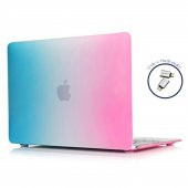 Mcstorey Yeni MacBook Pro A1707 A1990 Toucbarlı 15 inç Kılıf Kapak Koruyucu Hard ıncase  Rainbow - 7