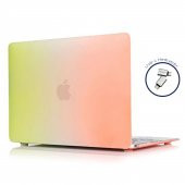 Mcstorey Yeni MacBook Pro A1707 A1990 Toucbarlı 15 inç Kılıf Kapak Koruyucu Hard ıncase  Rainbow - 10