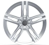 EMR-20179-02 9.5x20" -5x120 ET37 72.56 Full Silver Jant (4 Adet) thumbnail 2