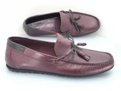 Aronay 084 %100 Hakiki Deri Püsküllü Erkek Loafer Babet thumbnail 19