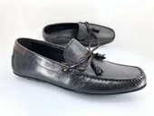 Aronay 084 %100 Hakiki Deri Püsküllü Erkek Loafer Babet thumbnail 1