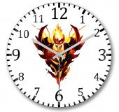 Dota 2 Shadow Demon Duvar Saati Bombeli Gercek Cam - 1
