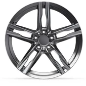 EMR-20179-05 8.5x20"-5x120 ET35 72.56 Glossy Titanium Jant (4 Adet) - 2