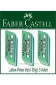 Faber Castel Latex-free Yeşil Silgi 3 Adet - 1