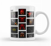 Knight Set Tibia Knight set Kupa Bardak Porselen - 1