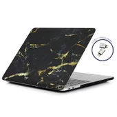 Macbook Pro Kılıf 15 inç Mermer (Touchbarlı 15" Pro) A1707 A1990 ile Uyumlu - 12