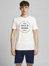 Jack&Jones Erkek Baskılı T Shirt 12177533 - 1