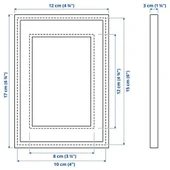 IKEA RÖDALM Dekoratif Çerçeve Siyah 10x15 cm - 5