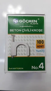 4 Nolu Çivili Kroşe 1 Paket 100 Adet - 2