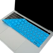 MacBook Pro Klavye Koruyucu Silikon UK-EU Düzen İnce Yıkanabilir 13-15 inç Touch Bar Uyumlu thumbnail 3