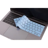 MacBook Pro Klavye Koruyucu Silikon UK-EU Düzen İnce Yıkanabilir 13-15 inç Touch Bar Uyumlu thumbnail 5